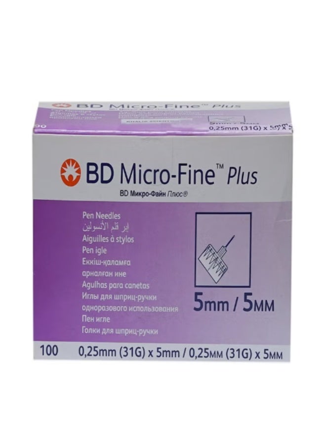 BD Microfine Needle For Insulin Pen 31 Gm By 5 Mm 100 Pieces